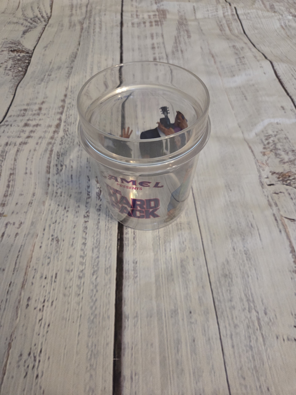The Hard Pack Clear Promotional Cup - Purple Accent - Picture 5 of 5